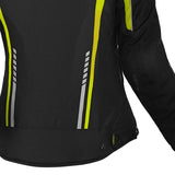R-TECH MARSHAL Women's Motorcycle Jackets Black Fluorescent Yellow