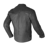 R-TECH PASSION Black Leather Motorcycle Jackets