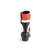 R-TECH PERFORMER Moto Couro Botas Homem Preto Vermelho Fluorescente - Imagem do verso de Boots