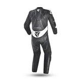 R-TECH RISING STAR 1 PC Motorcycle Suits Black White