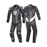 R-TECH RISING STAR 1 PC Motorcycle Suits Black White