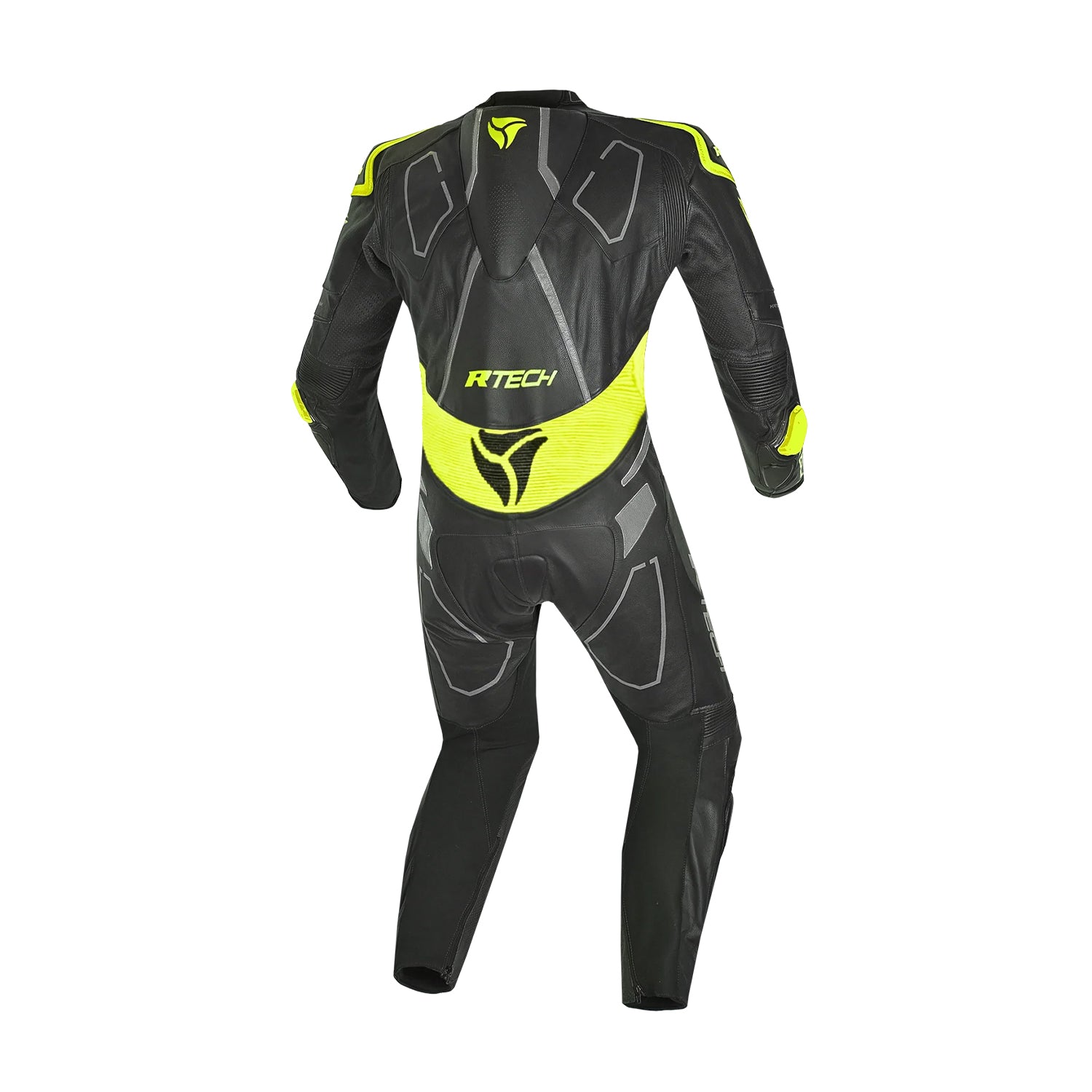 R-TECH RISING STAR 1 PC Motorcycle Suits Black Fluorescent Yellow – 3 – Maximomoto PT