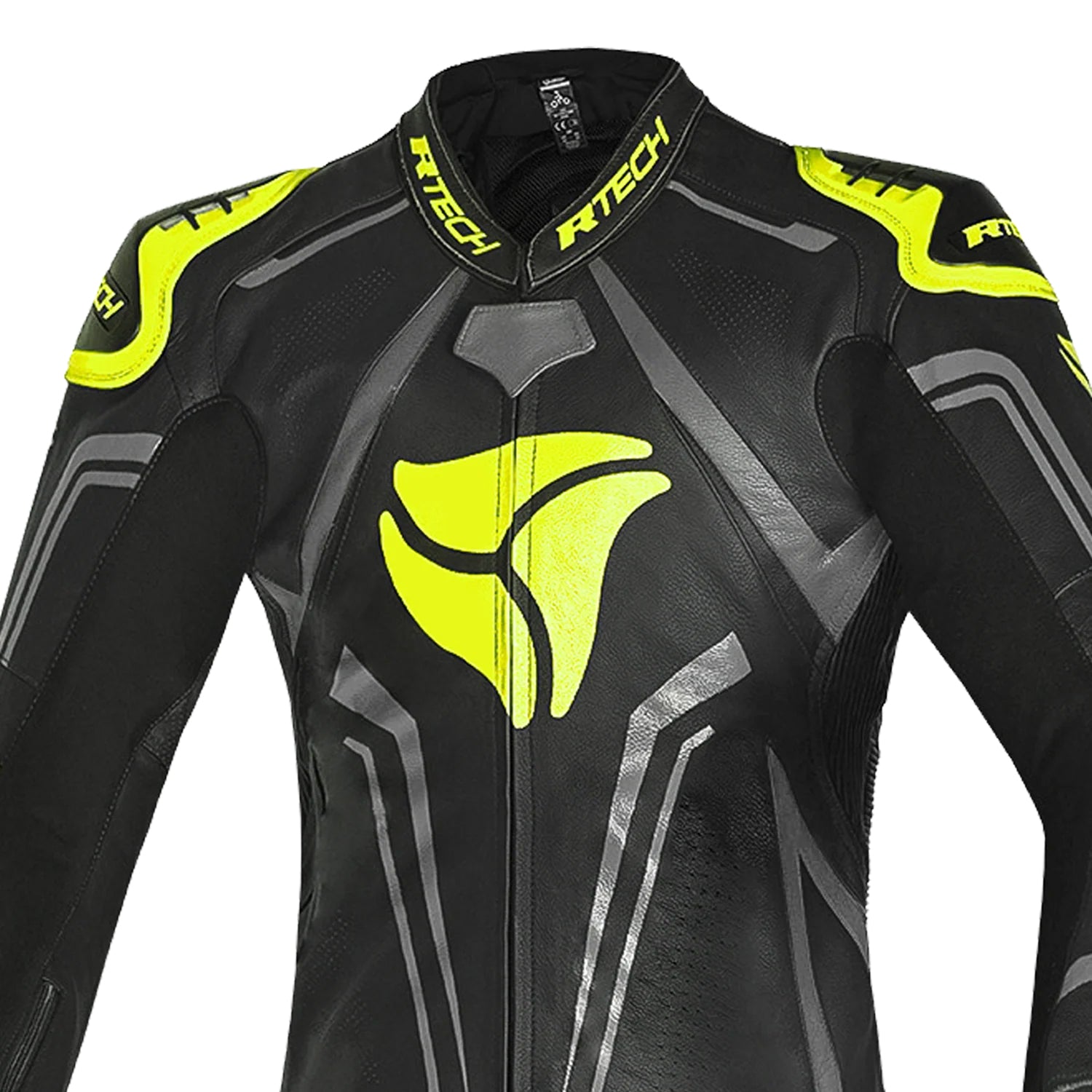 R-TECH RISING STAR 1 PC Motorcycle Suits Black Fluorescent Yellow – 8 – Maximomoto PT