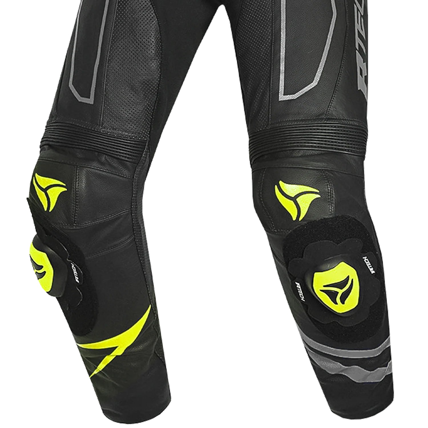 R-TECH RISING STAR 1 PC Motorcycle Suits Black Fluorescent Yellow – 7 – Maximomoto PT