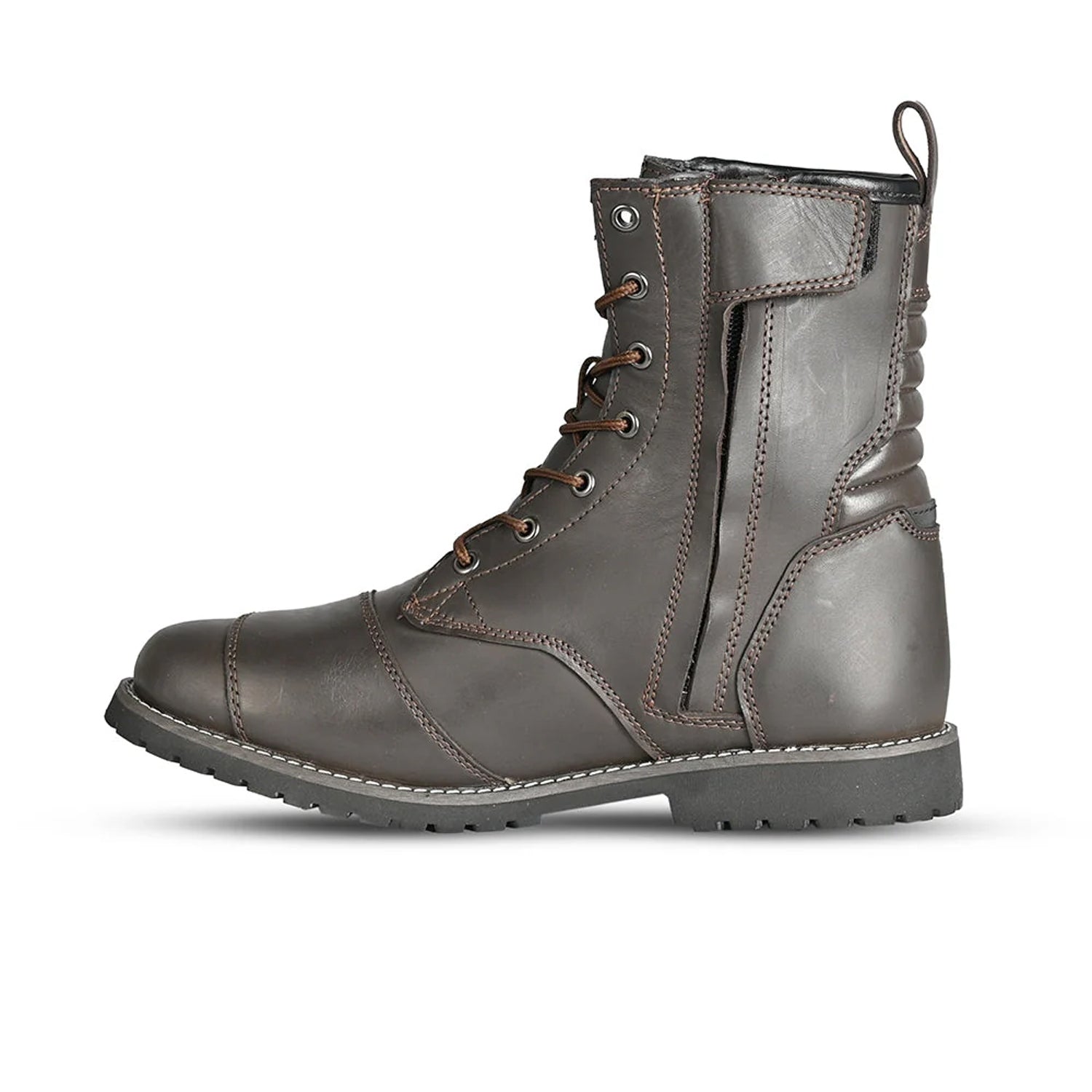 R-TECH ROYAL WP Moto Couro Botas Marrom – 3 – Maximomoto PT