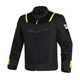 R-TECH SPIRAL MESH Moto Casacos Amarelo Preto Vermelho Fluorescente