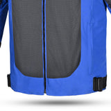 R-TECH SPIRAL MESH Moto Casacos Azul Cinza Vermelho- Imagem central frontal da Casacos