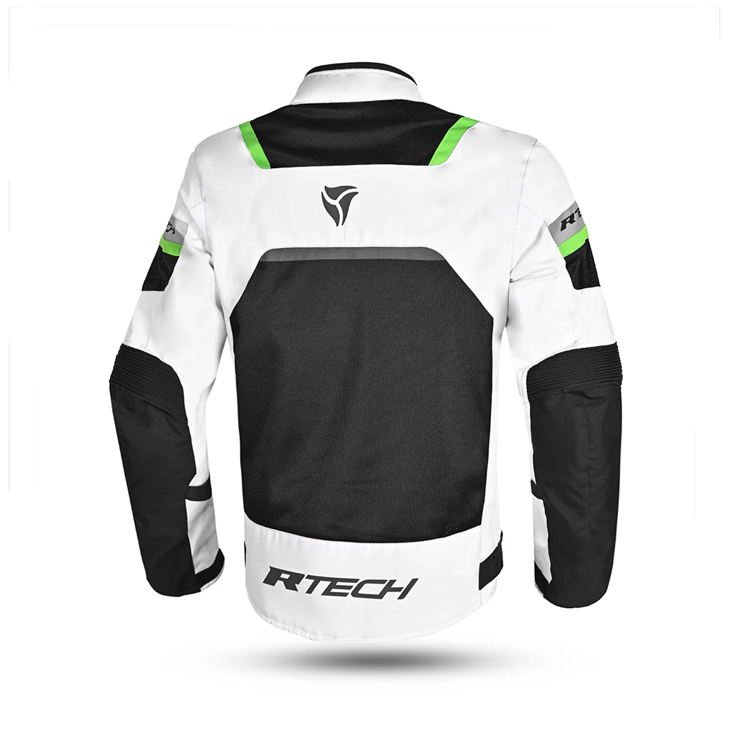 R-TECH SPIRAL MESH Casacos De Moto Textil Branco Preto Verde – 2 – Maximomoto PT