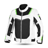 R-TECH SPIRAL MESH Motorcycle Jackets - White, Black, Green – Maximomoto PT