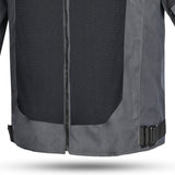 R-TECH SPIRAL MESH Moto Casacos Cinza Preto Amarelo Fluorescente- Imagem central frontal da Casacos