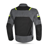 R-TECH SPIRAL MESH Motorcycle Jackets - Dark Gray, Black, Green