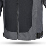 R-TECH SPIRAL MESH Moto Casacos Cinza escuro Preto Verde - Imagem central frontal da Casacos