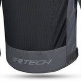 R-TECH SPIRAL MESH Moto Casacos Cinza escuro Preto Verde - Imagem central traseira da Casacos