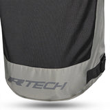 R-TECH SPIRAL MESH Moto Casacos Gelo Cinza Amarela Fluorescente - Imagem central traseira da Casacos