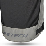 R-TECH SPIRAL MESH Moto Casacos Gelo Cinza Amarela Fluorescente - Imagem central traseira da Casacos