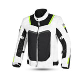 R-TECH SPIRAL MESH Motorcycle Jackets Ice Black Fluorescent Yellow – Maximomoto PT