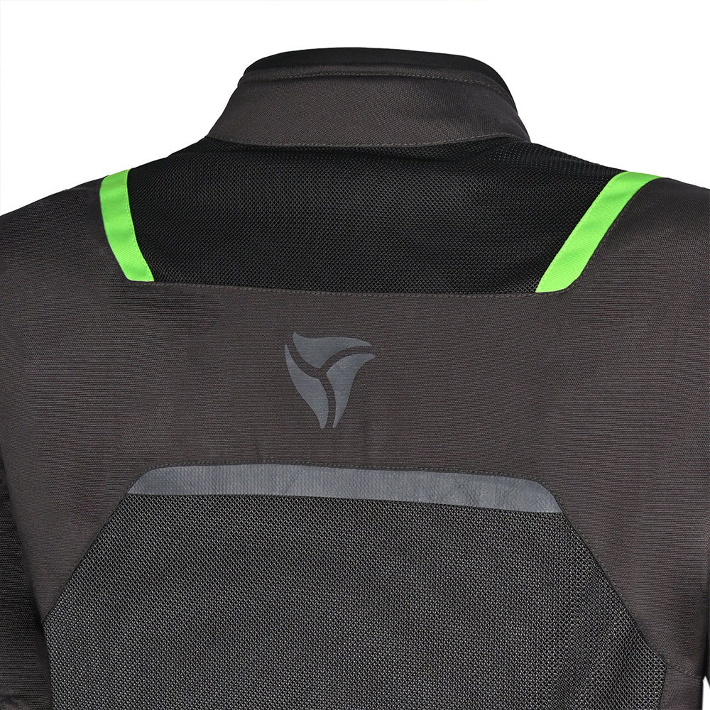 R-TECH SPIRAL MESH Casacos De Moto Textil Lama Preto Verde – 4 – Maximomoto PT