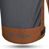 R-TECH SPIRAL MESH Moto Casacos Marrom Cinza Amarelo Fluo- Imagem central traseira da Casacos