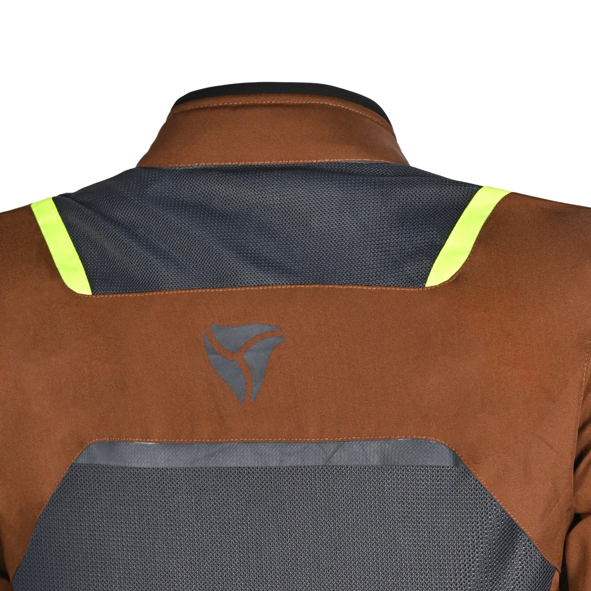R-TECH SPIRAL MESH Motorcycle Jackets Brown Gray Yellow Fluorescent – 4 – Maximomoto PT