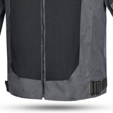 R-TECH SPIRAL MESH Moto Casacos Preto Antracite Amarelo Fluorescente - Imagem central frontal da Casacos