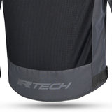 R-TECH SPIRAL MESH Moto Casacos Preto Antracite Amarelo Fluorescente - Imagem central traseira da Casacos