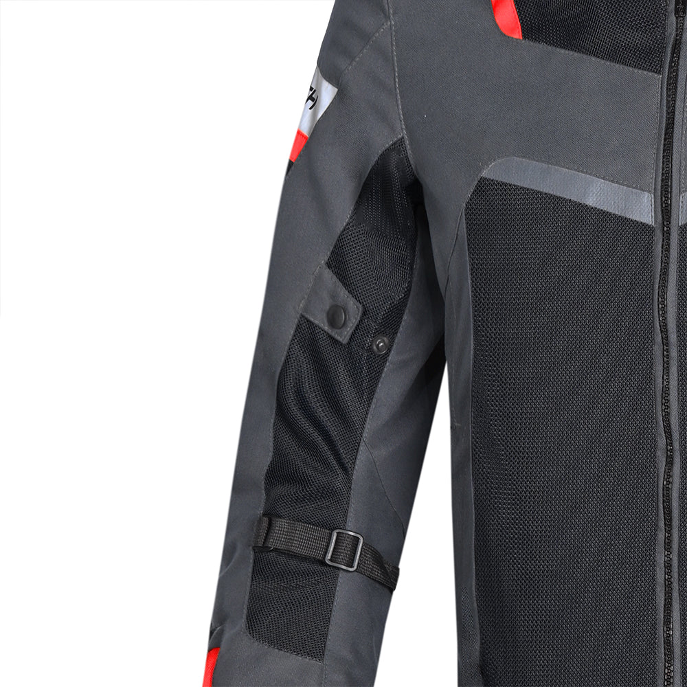 R-TECH SPIRAL MESH Motorcycle Textile Jackets Anthracite Black Red – 7 – Maximomoto PT