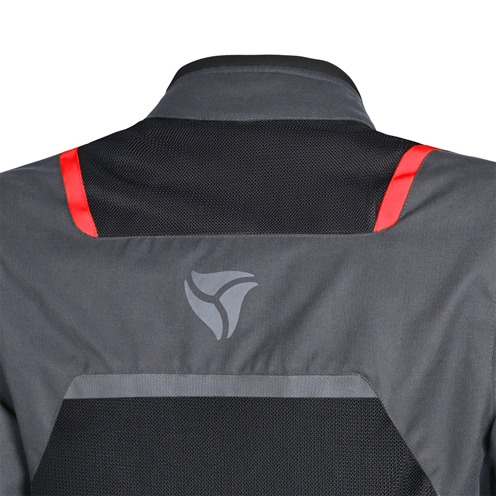 R-TECH SPIRAL MESH Motorcycle Textile Jackets Anthracite Black Red – 5 – Maximomoto PT