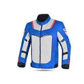 R-TECH SPIRAL MESH Moto Textil Casacos Azul Gelo - Imagem frontal da Casacos