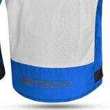 R-TECH SPIRAL MESH Moto Textil Casacos Azul Gelo Vermelho - Imagem central traseira da Casacos