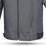 R-TECH SPIRAL MESH Moto Textil Casacos Cinza Antracite Preto Vermelho- Imagem central frontal da Casacos