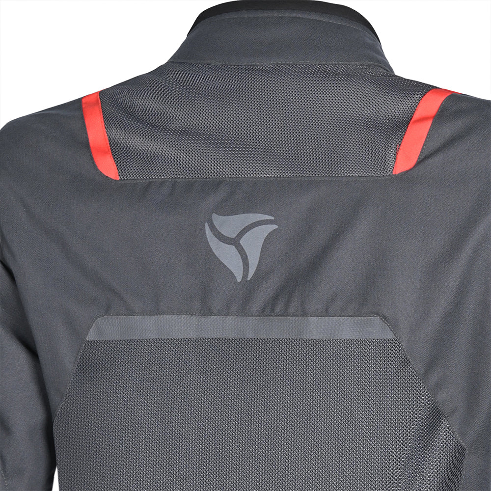 R-TECH SPIRAL MESH Moto Textil Casacos Cinza Antracite Preto Vermelho – 4 – Maximomoto PT
