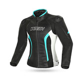 R-TECH TOM RIDER Moto Senhora Casacos Preto Branco - Imagem frontal da Casacos
