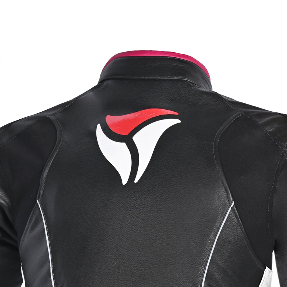 R-TECH TOM RIDER Motorcycle Ladies Jackets Black White Fuchsia – 3 – Maximomoto PT