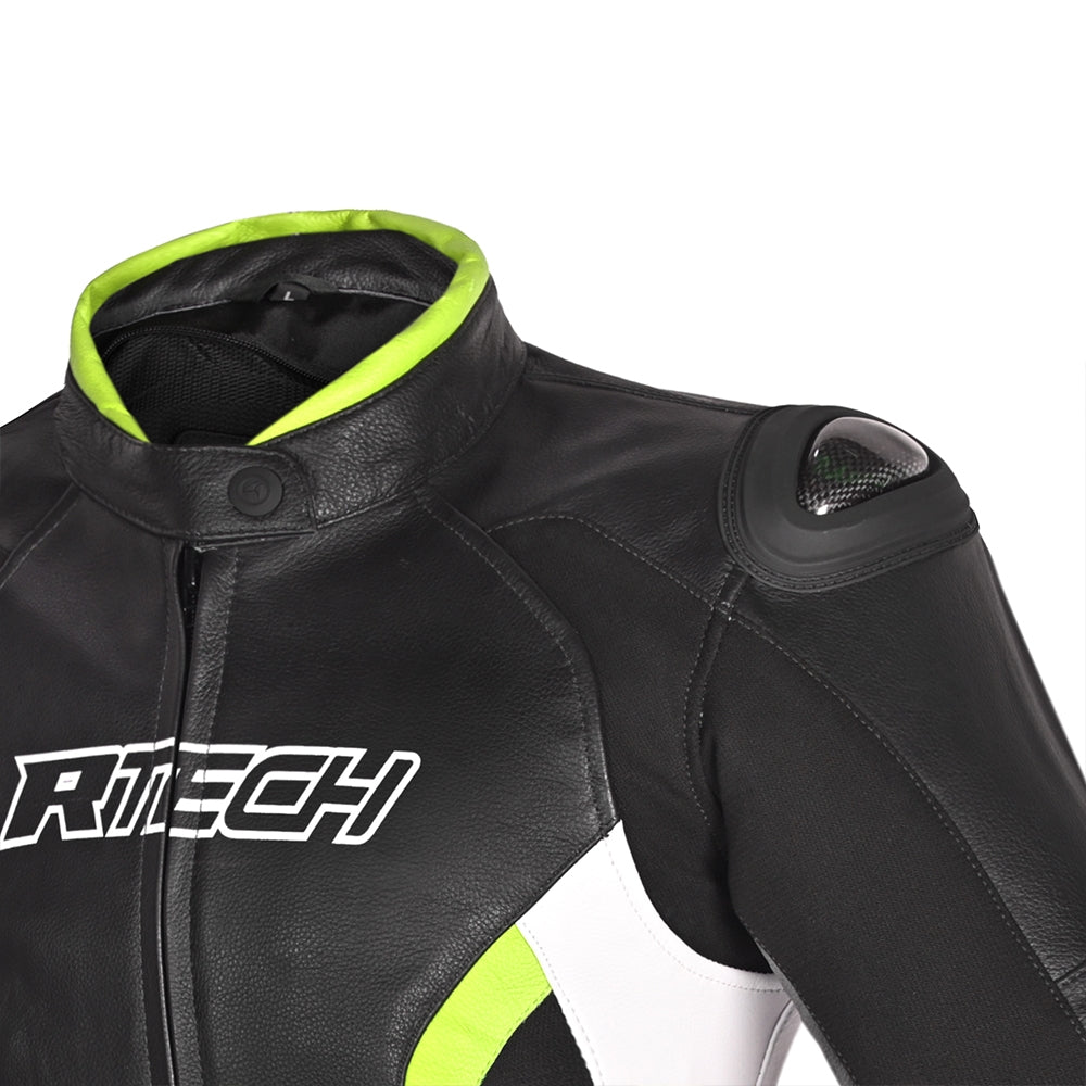 R-TECH TOM RIDER Women's Motorcycle Jackets Black Fluorescent Yellow – 3 – Maximomoto PT