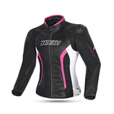 R-TECH TOM RIDER Motorcycle Women's Leather Jackets Black Pink – Maximomoto PT