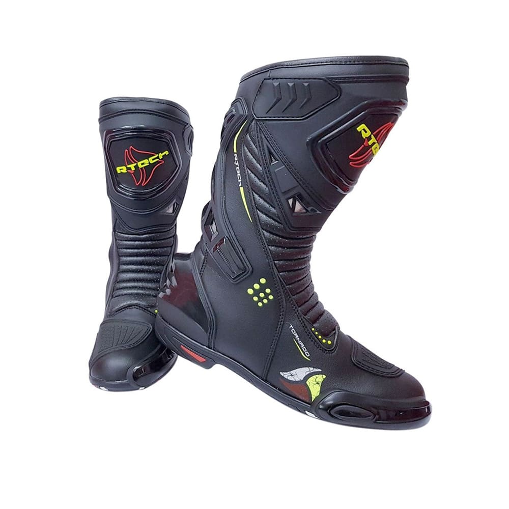 R-TECH TORNADO WP Moto Couro Botas Preto – 2 – Maximomoto PT