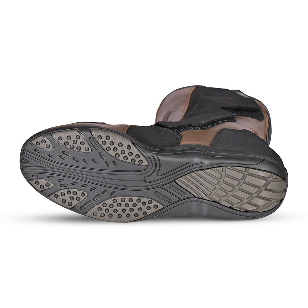 R-TECH TROJAN LUNAR Moto Couro Botas Marróm - Imagem da alma inferior de Boots