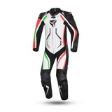 R-Tech Mono 1 Pc Defender Gp Moto Fatos Branco Preto Vermelho Verde - imagem frontal do terno