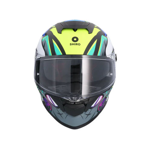 SHIRO CASCO RAPTOR CRAZY RABBIT MULTICOLOR MATE
