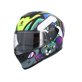 SHIRO CASCO RAPTOR CRAZY RABBIT MULTICOLOR MATE