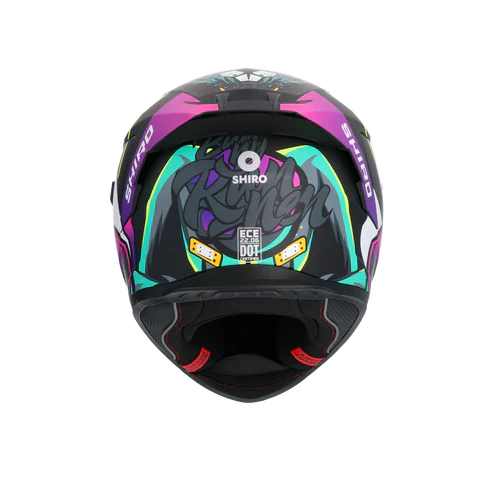 SHIRO CASCO RAPTOR CRAZY RABBIT MULTICOLOR MATE