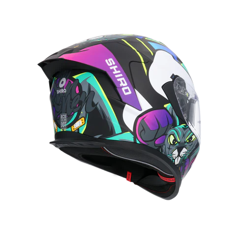 SHIRO CASCO RAPTOR CRAZY RABBIT MULTICOLOR MATE