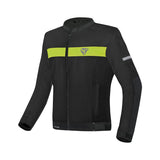 R-TECH SUPER LIGHT CHAQUETA DE MOTO NEGRO AMARILLO FLOU