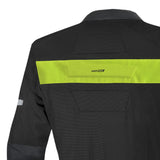 R-TECH SUPER LIGHT CHAQUETA DE MOTO NEGRO AMARILLO FLOU