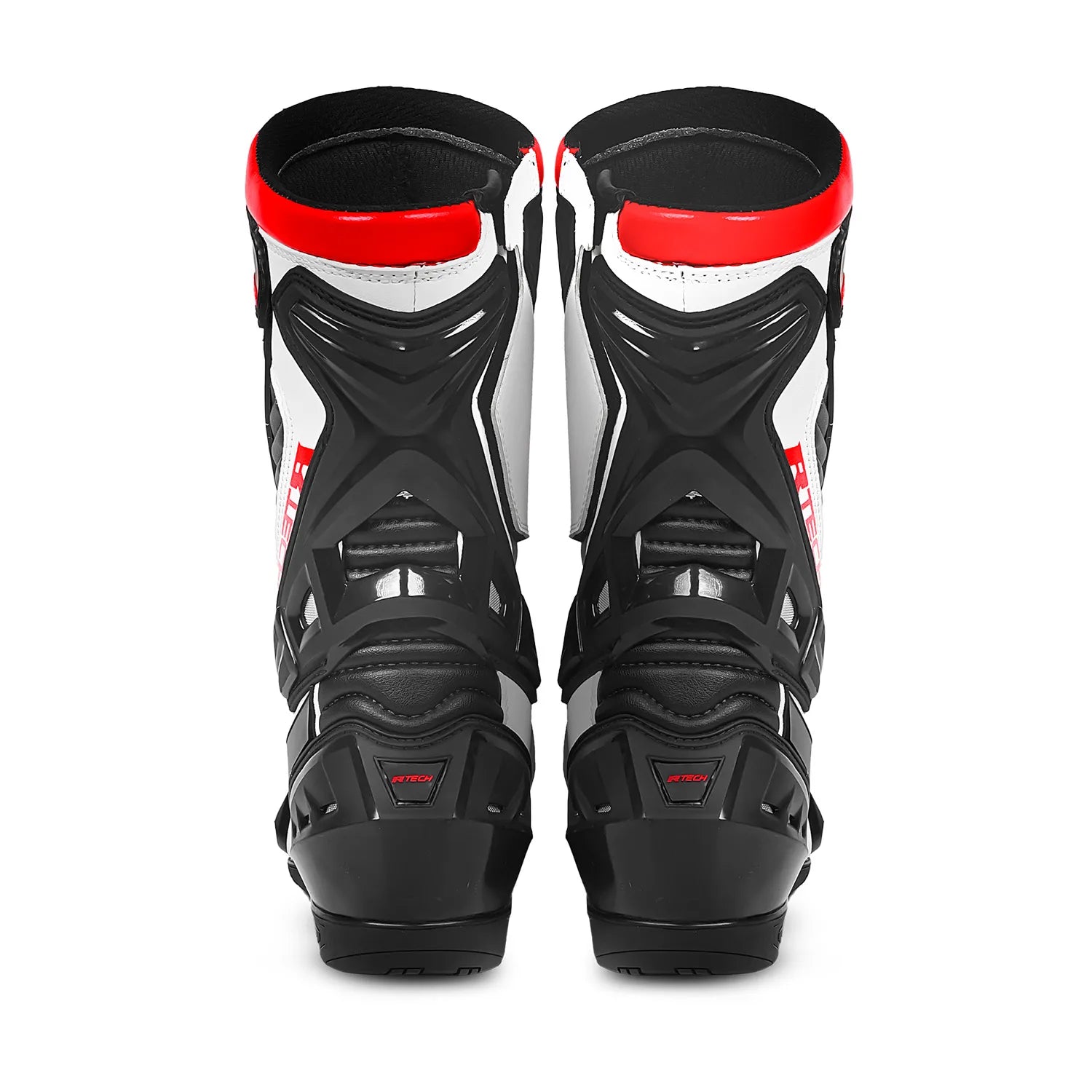 R-TECH TORNADO 2.0 WP Botas De Moto Couro Preto Branco Vermelho – 5 – Maximomoto PT