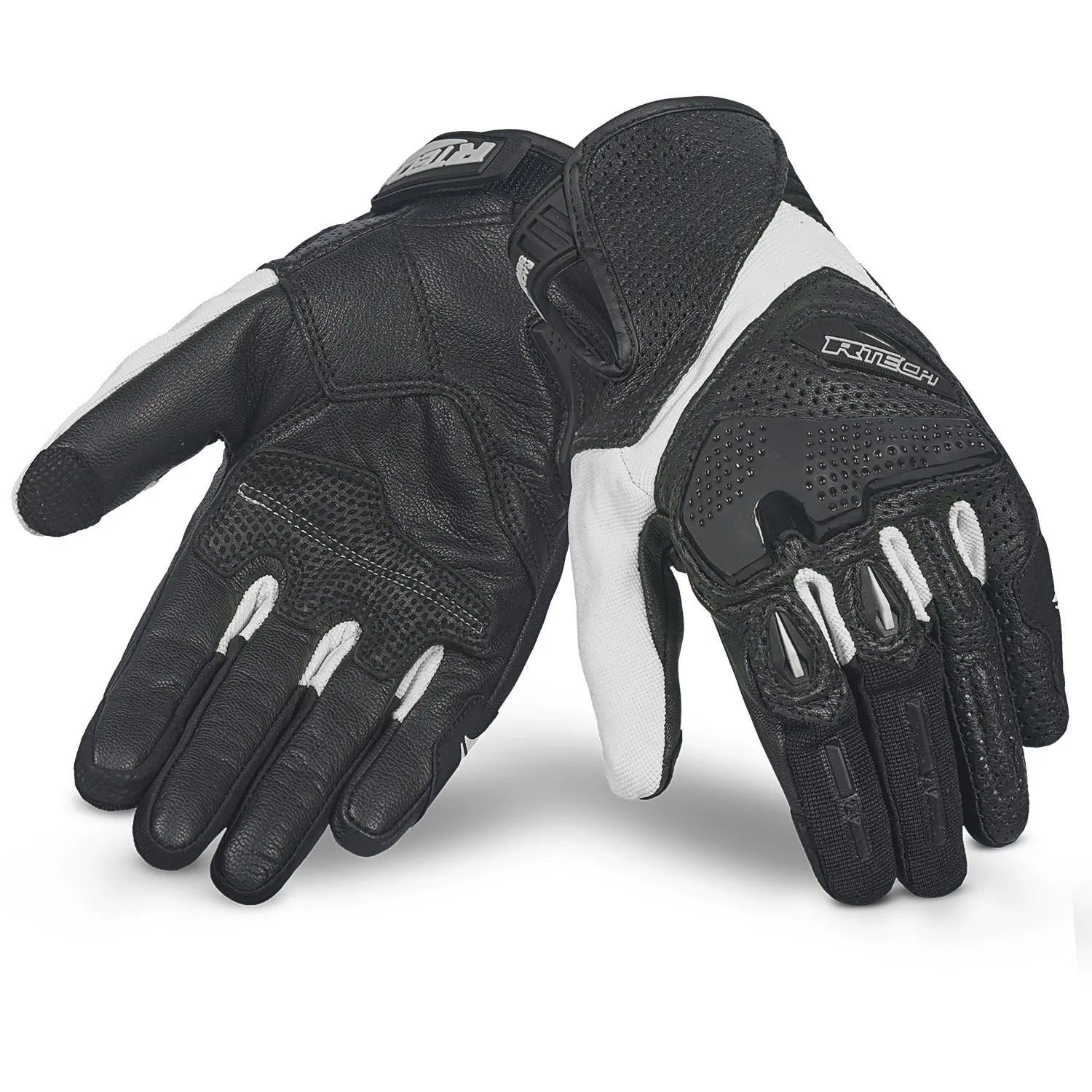 R-TECH KNIGHT RIDER Luvas De Moto Homem Gelo Preto – 1 – Maximomoto PT