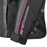 R-TECH KNIGHT RIDER Moto Senhora Longa Casacos Fúsquia Preto