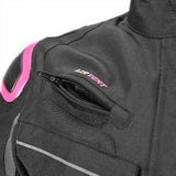 R-TECH KNIGHT RIDER Moto Senhora Longa Casacos Fúsquia Preto