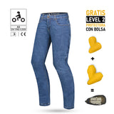 BELA RIO VAQUERO CE Denim Jeans Moto Homem Calcas Azul