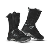 SEVENTY SD-BA6 STELVIO HIGH UNISSEX MOTOCICLETA BOTAS PRETAS CINZAS